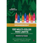 Home Impressions Multi 100-Bulb Mini Incandescent String Light Set with White Wire Image 2