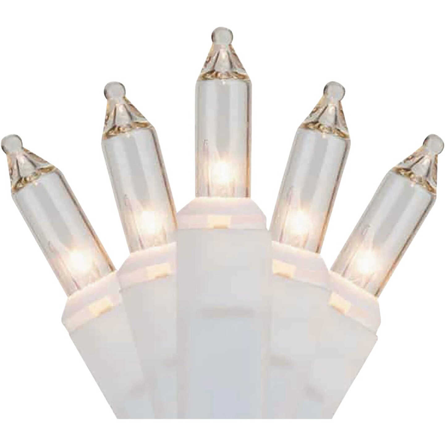 Home Impressions Clear 100-Bulb Mini Incandescent String Light Set with White Wire Image 1
