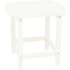 Outdoor Expressions White HDPE Side Table Image 1