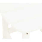 Outdoor Expressions White HDPE Side Table Image 3