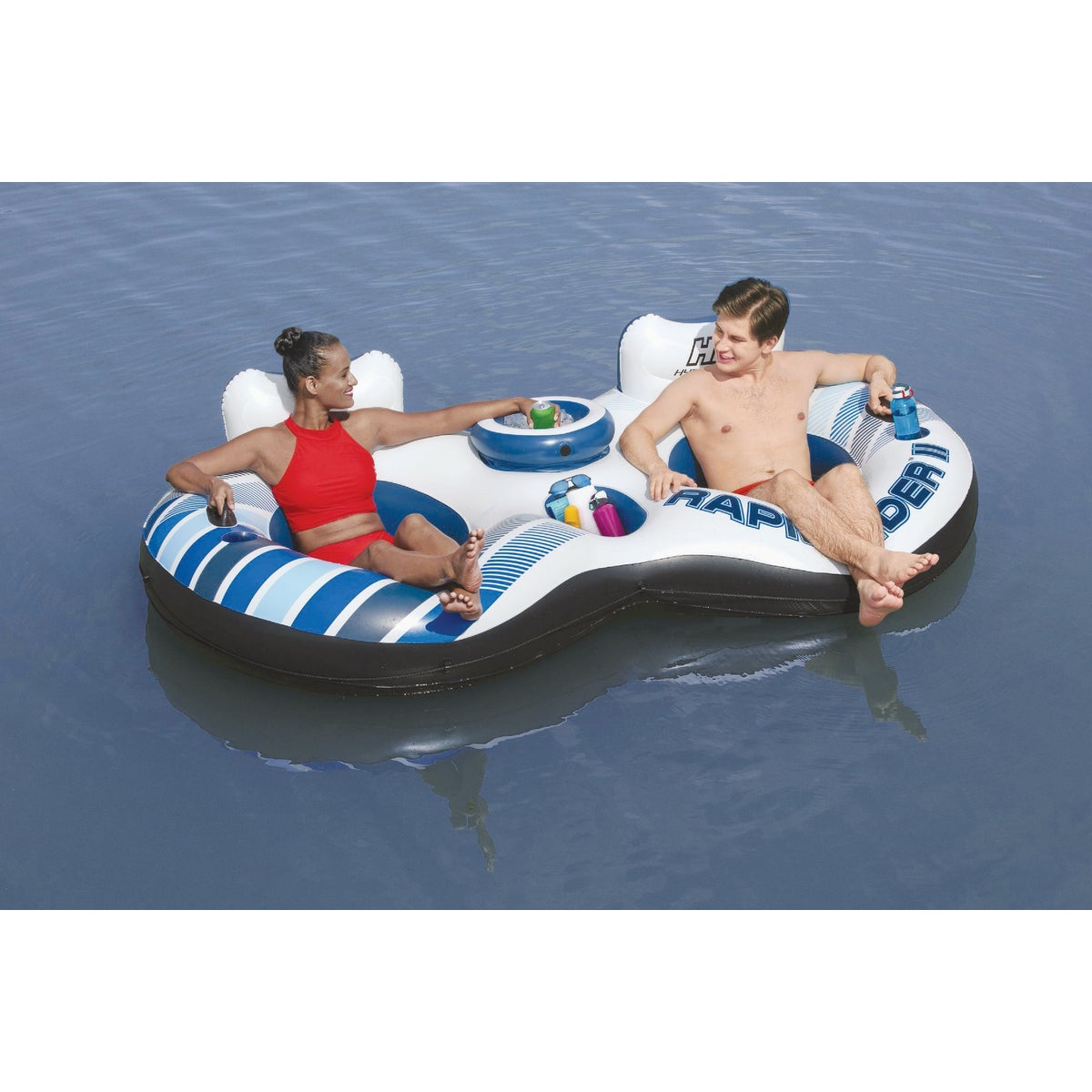Hydro-Force Rapid Rider II Double River Tube Image 2