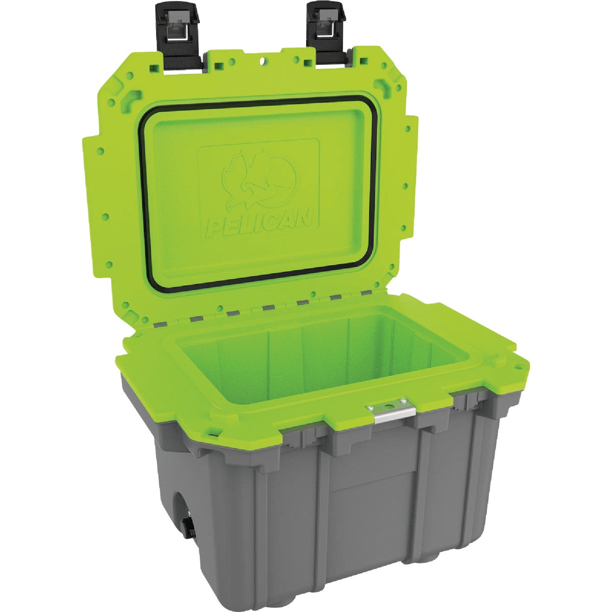 Pelican Elite 30 Qt. Cooler, Dark Gray & Green Image 2