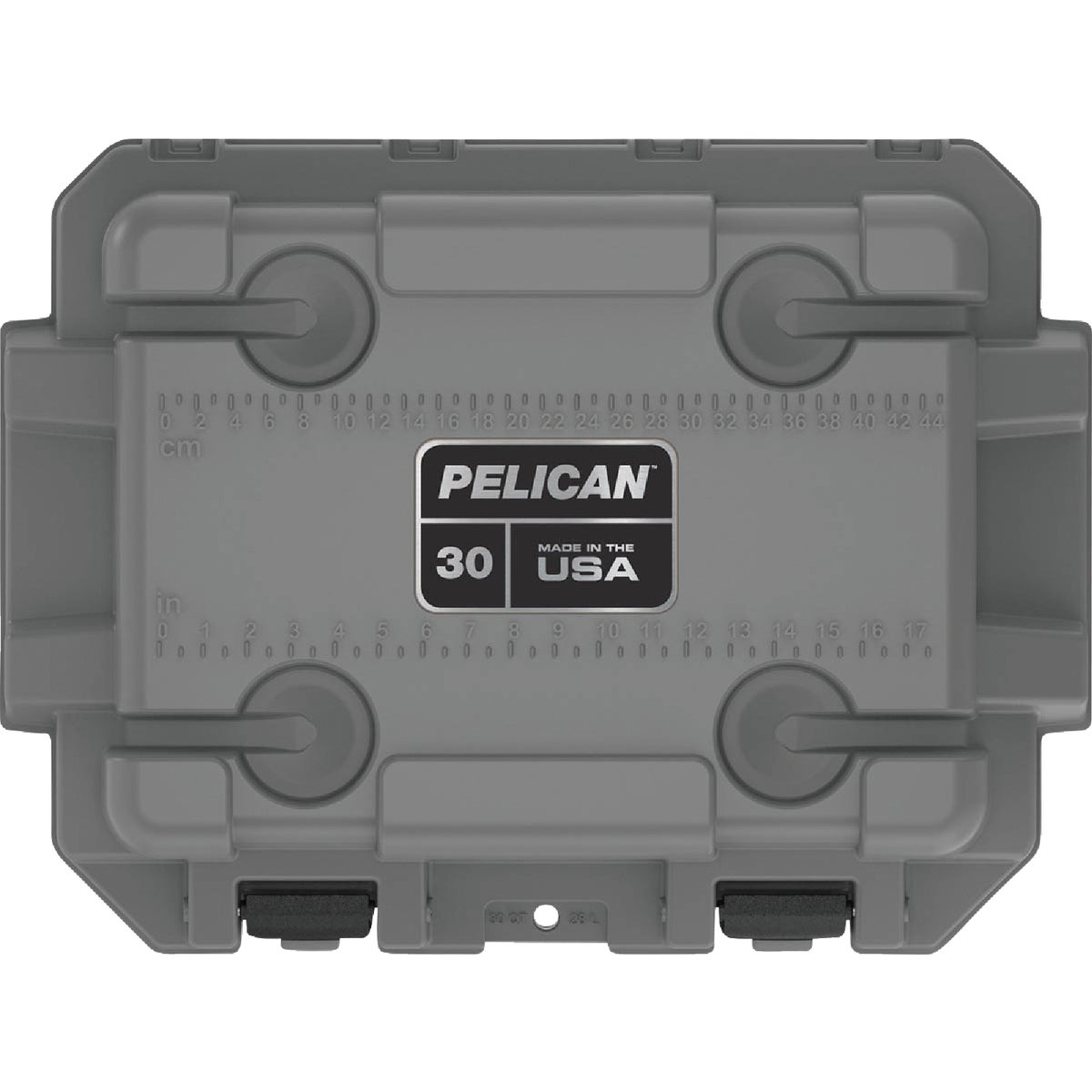 Pelican Elite 30 Qt. Cooler, Dark Gray & Green Image 3