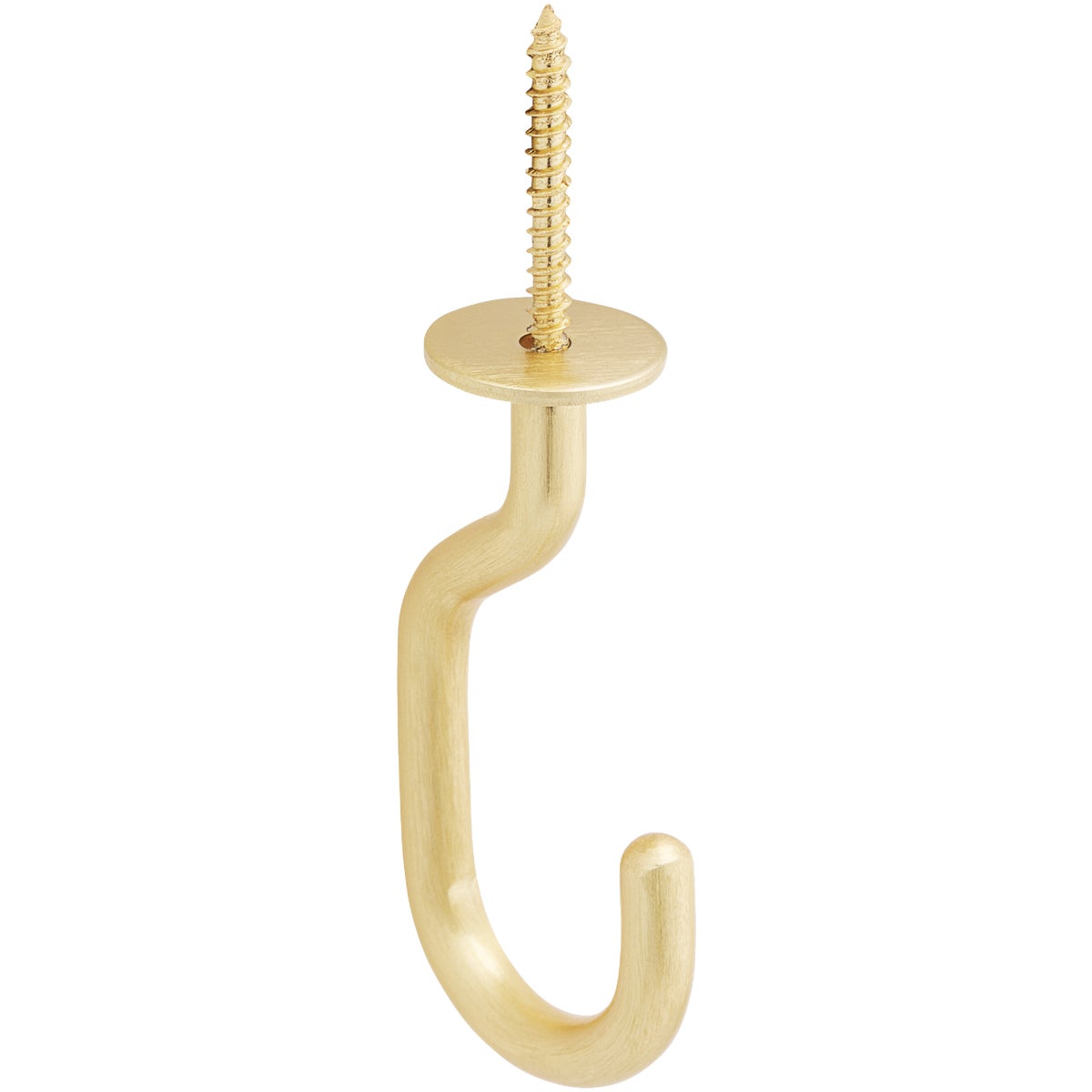 National Hardware 32 In. Brushed Gold Steel Modern Ceiling J-Hook Plant Hanger