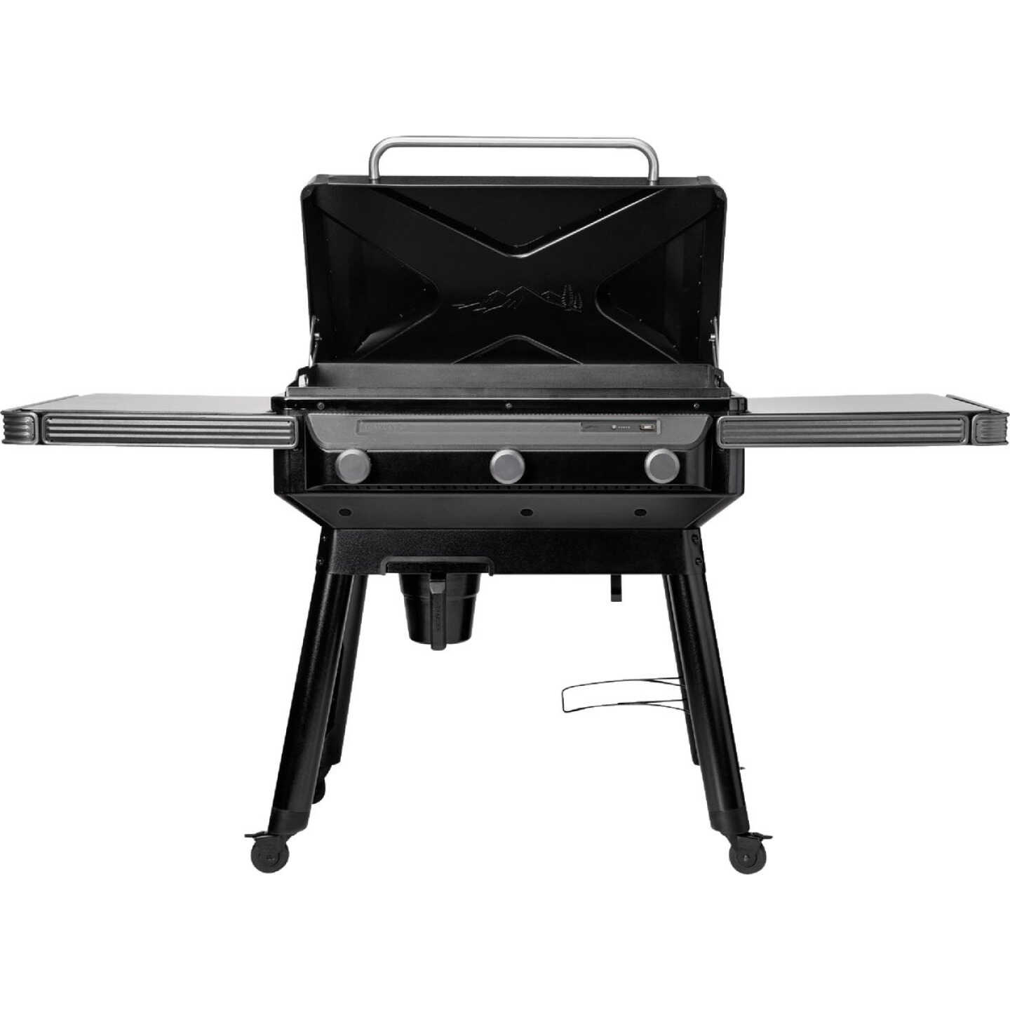 Traeger Flatrock 3-Burner Propane Gas Griddle Flat Top Grill, Black Image 5