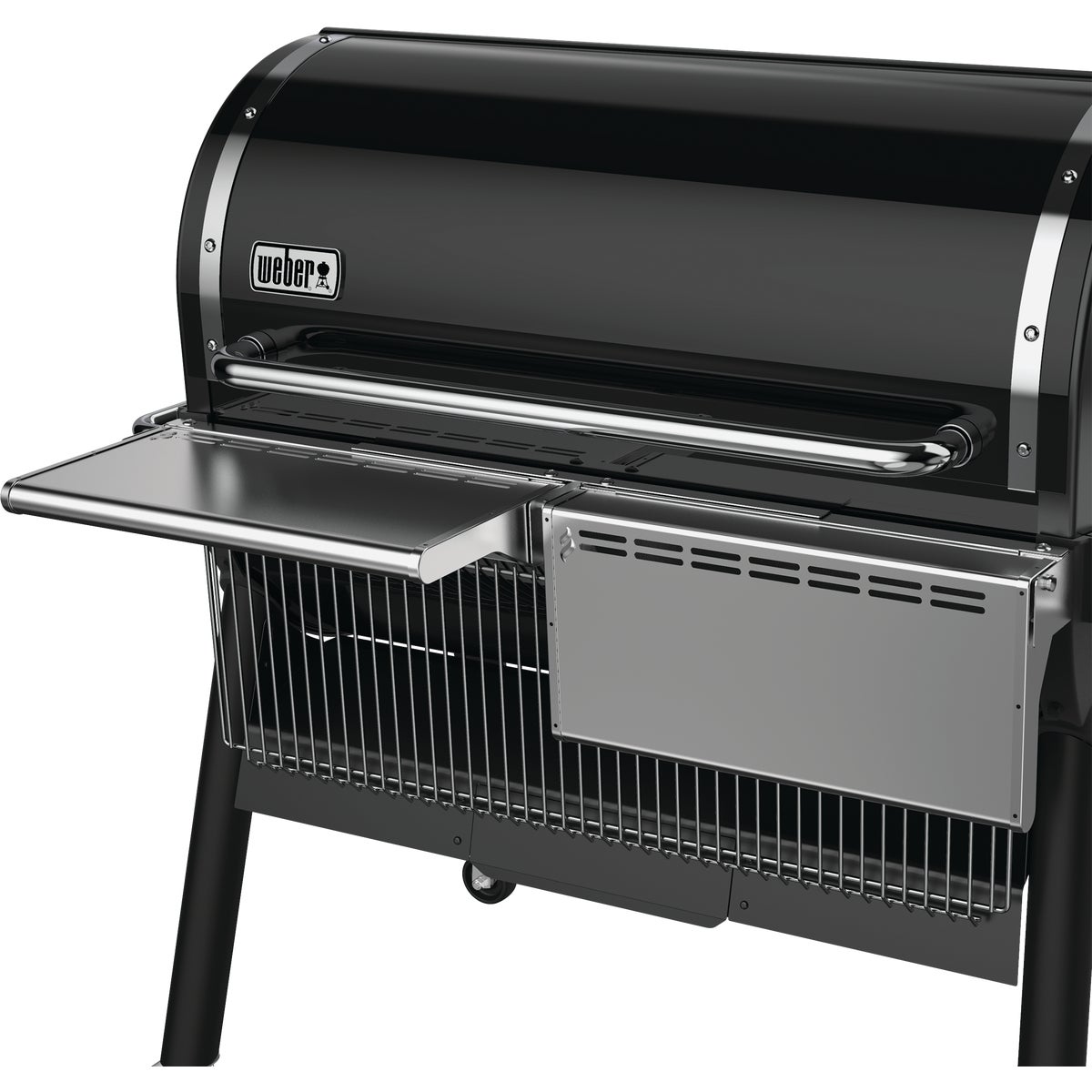 Weber SmokeFire EX6 Front Folding 21.66 In W. x 5.04 In. L. Stainless Steel Grill Shelf Image 3