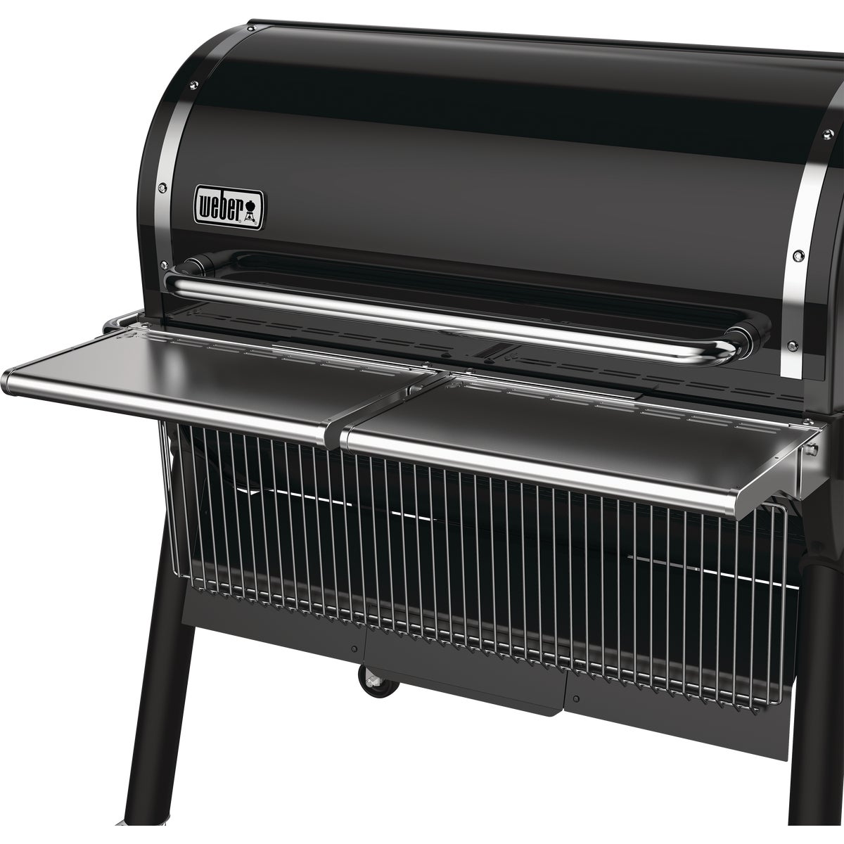 Weber SmokeFire EX6 Front Folding 21.66 In W. x 5.04 In. L. Stainless Steel Grill Shelf Image 4