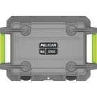 Pelican Elite 50 Qt. Cooler, Dark Gray & Green Image 4