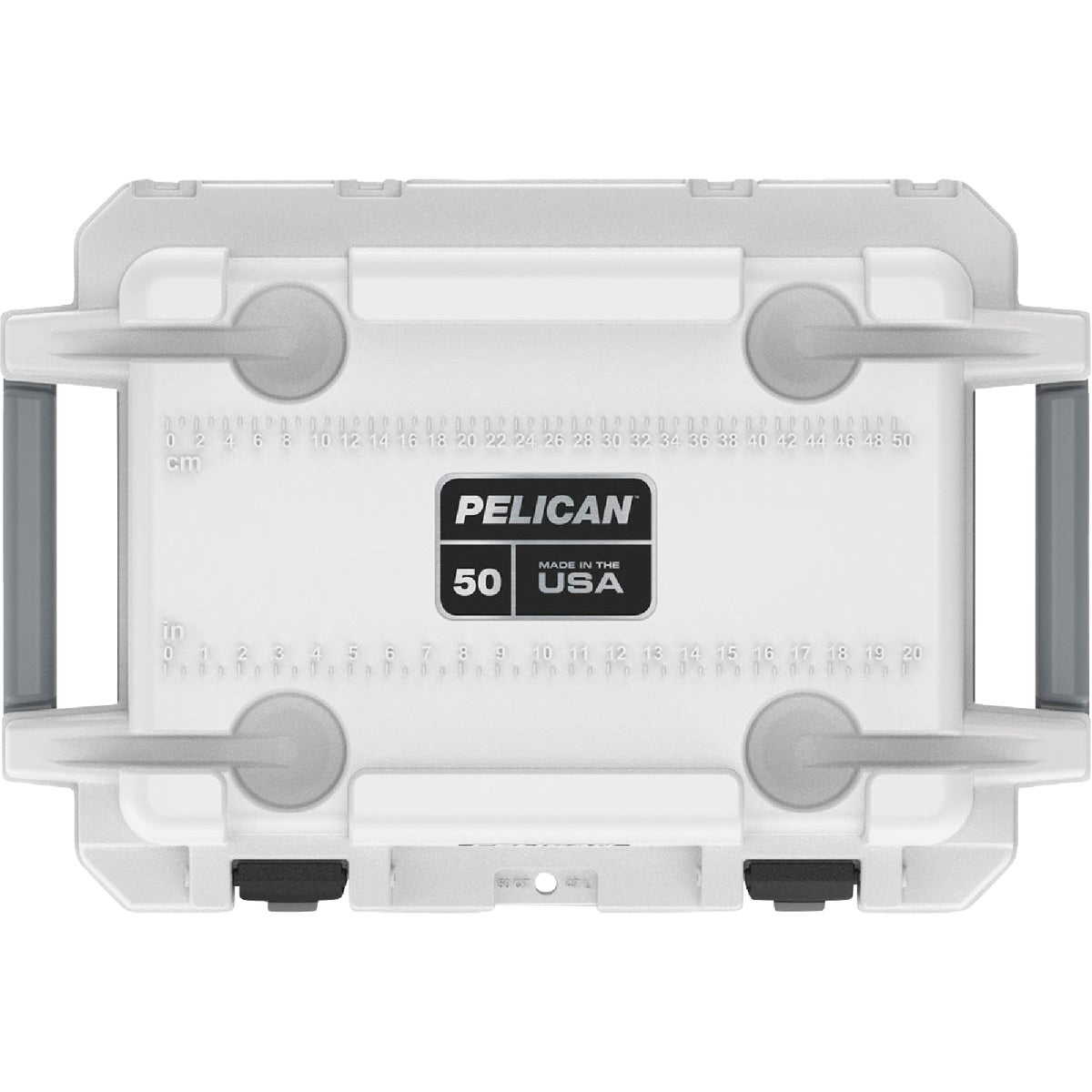 Pelican Elite 50 Qt. Cooler, White & Gray Image 4