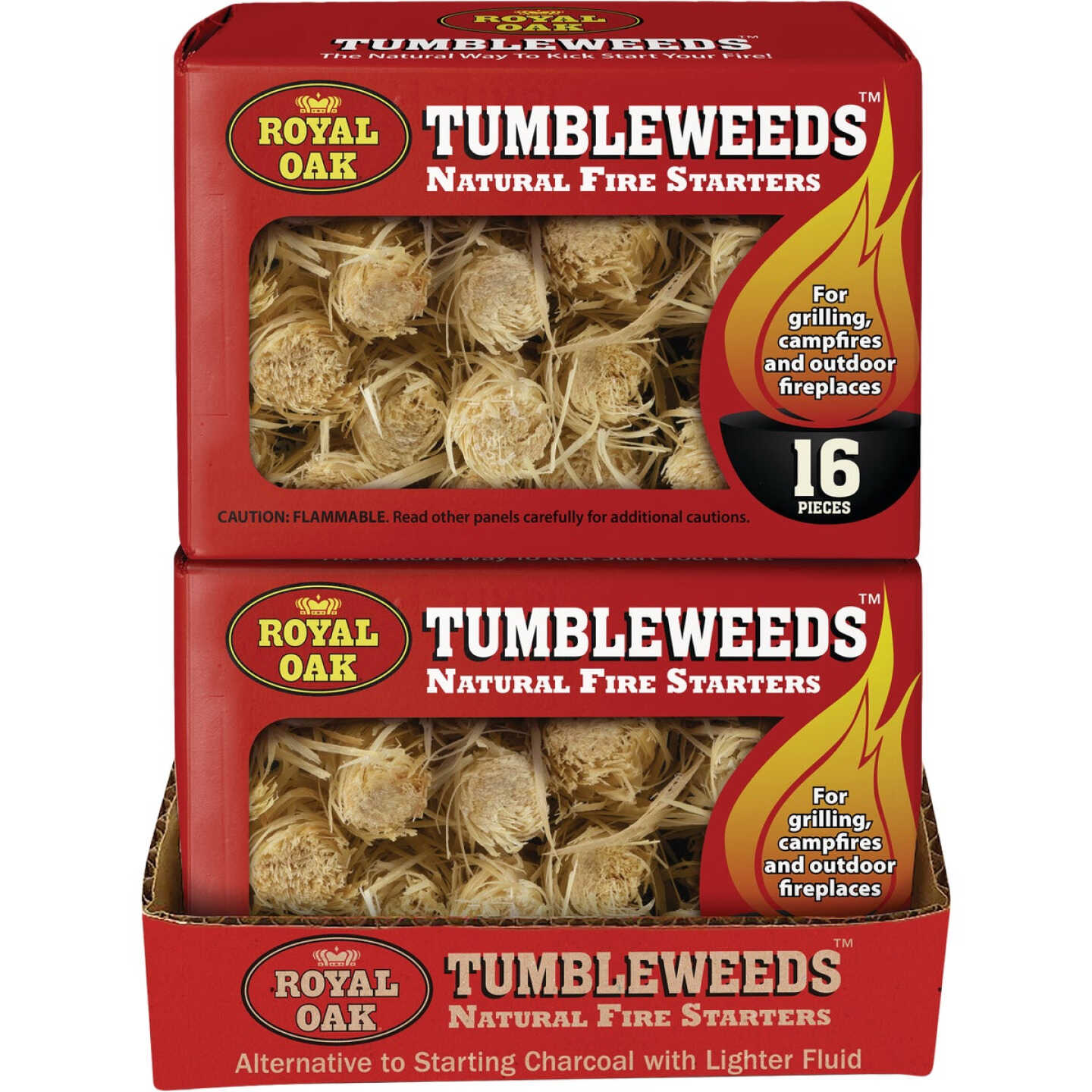 Royal Oak Red Box Tumbleweeds All Natural Odorless Fire Starter (16-Pack) Image 2