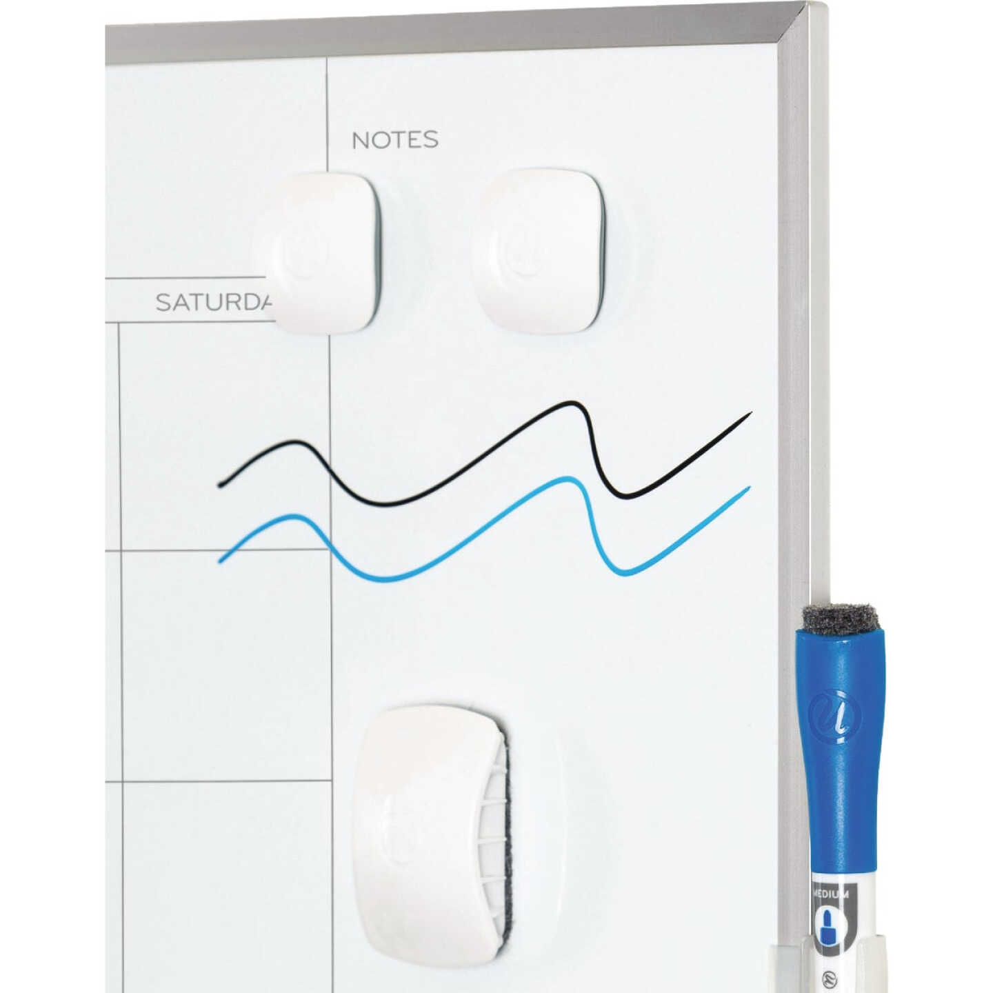 U Brands 16 In. x 20 In. Magnetic Calendar Dry-Erase Board Image 6