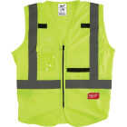 Milwaukee ANSI Class 2 Hi Vis Yellow Safety Vest, Large/XL Image 1