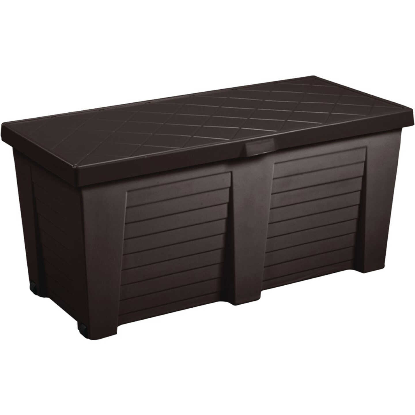 Gracious Living 65.5 Gal. Resin Earth Deck Box Image 1