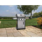 Napoleon Rogue 425 3-Burner with Cast Iron Grids LP Gas Grill, Stainless Steel Image 2