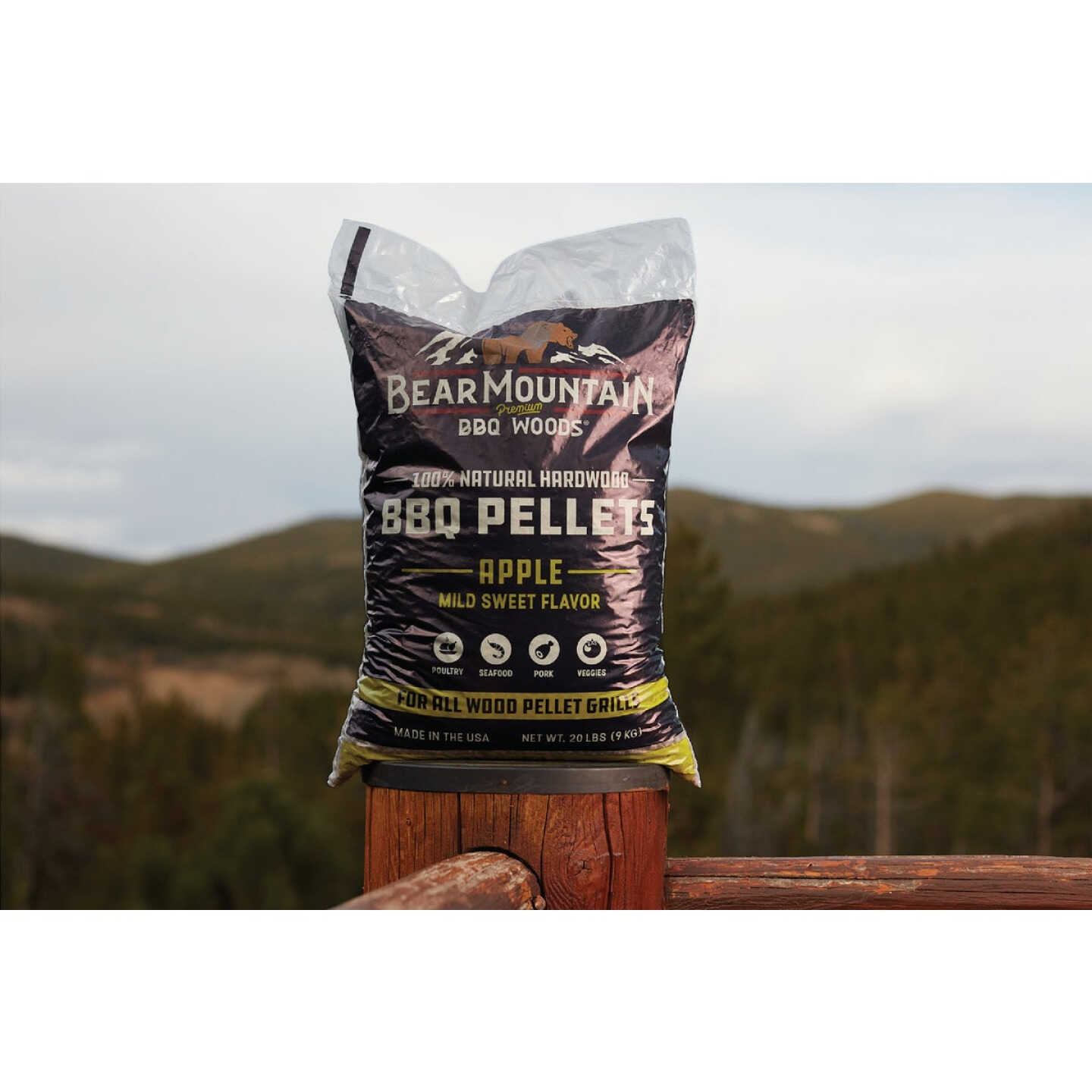 Bear Mountain BBQ Premium Woods 20 Lb. Apple Wood Pellet Image 3