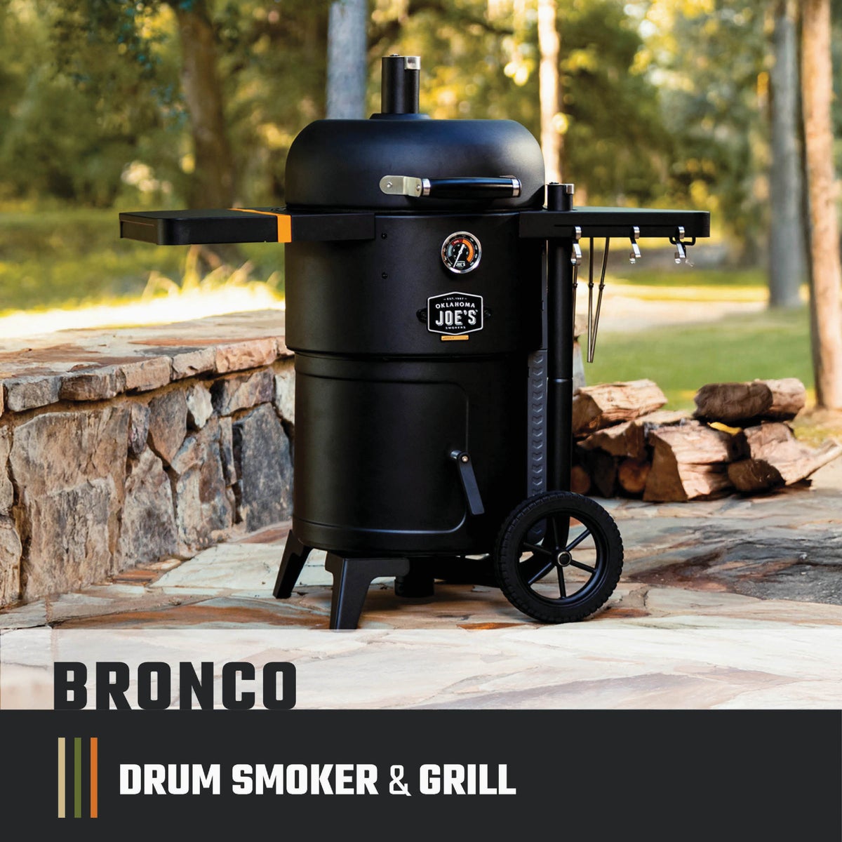 Oklahoma Joe's Bronco Drum Smoker & Grill Image 6