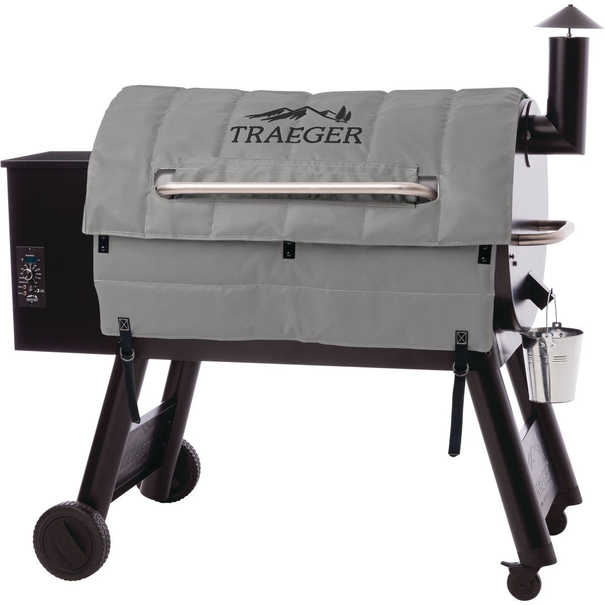 Traeger Gray Pro 34 Insulated Blanket Grill Cover Image 1