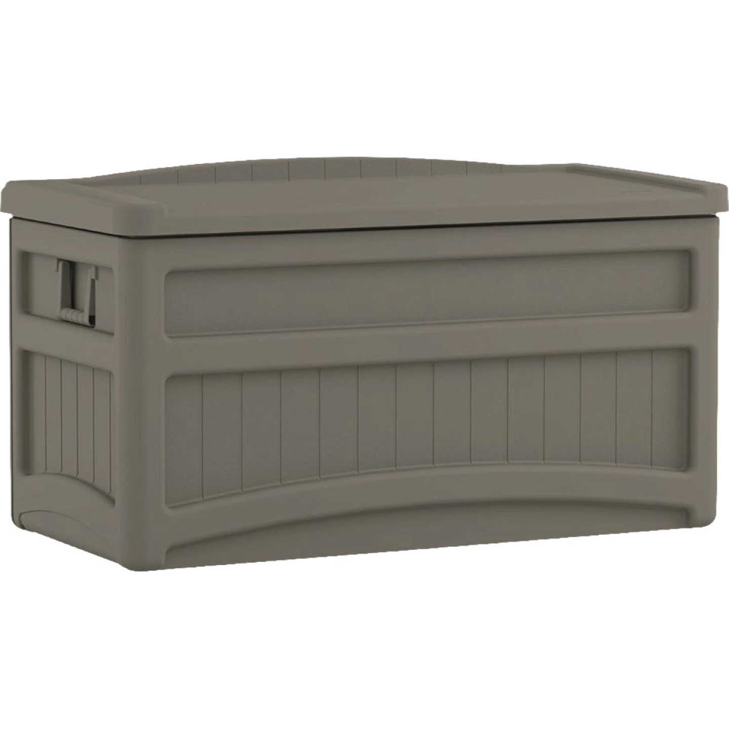 Suncast 73 Gal. Stone Gray Medium Deck Box Image 1