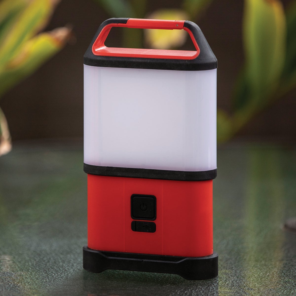 Life Gear Storm Proof Red & Black ABS LED Collapsible Lantern Image 2
