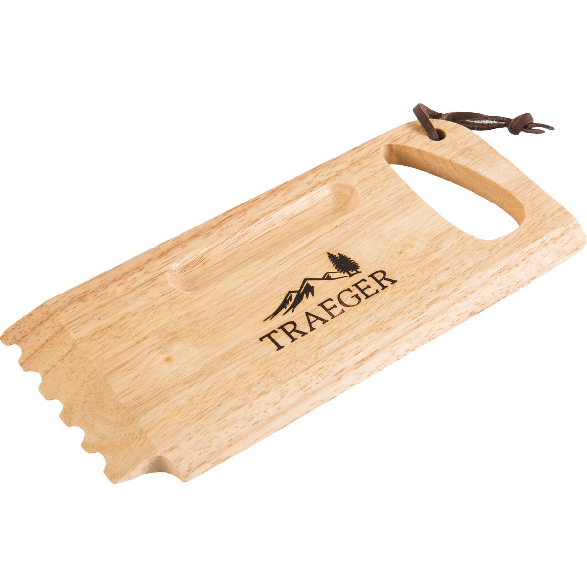 Traeger 4.7 In. W. x 10.6 In. L. Solid Hardwood Grill Scraper Image 1
