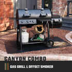 Oklahoma Joe's Canyon Combo Charcoal/Gas Smoker & Grill Image 2