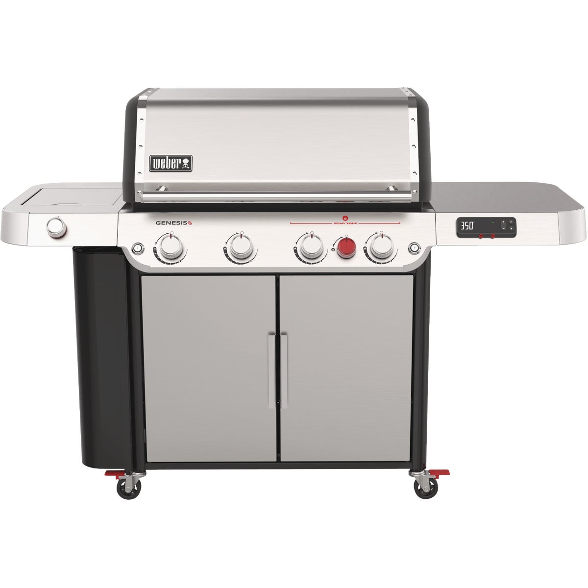 Weber Genesis SPX-435 4-Burner Liquid Propane Gas Grill, Stainless Steel