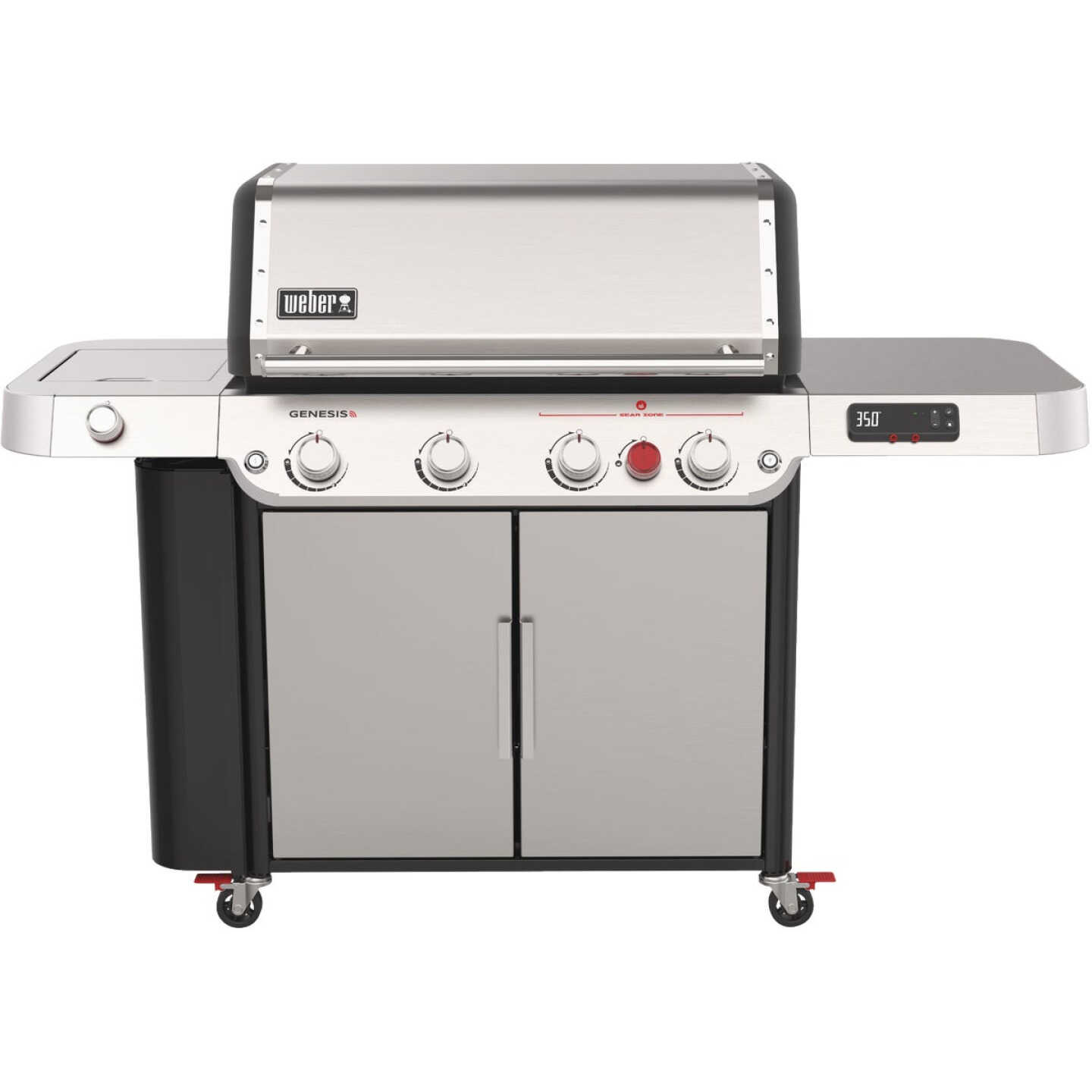 Weber Genesis SPX-435 4-Burner Liquid Propane Gas Grill, Stainless Steel Image 1
