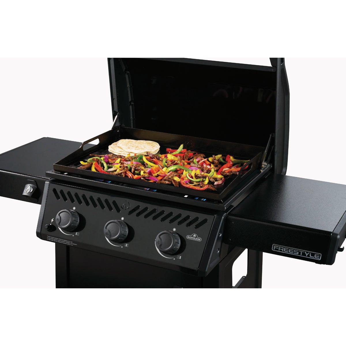 Napoleon Freestyle 24 In. 3-Burner Pre-Seasoned Non-Stick Natural Gas Griddle Image 2