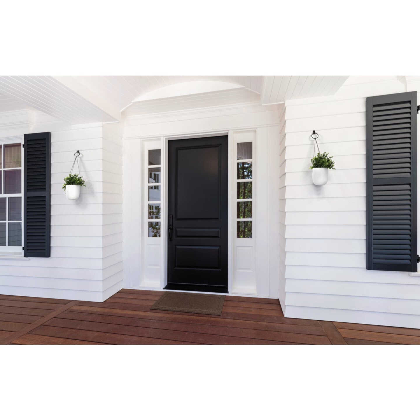 National Hardware 1-7/16 In. Black Steel Siding Hook Plant Hanger (4-Pack) Image 2