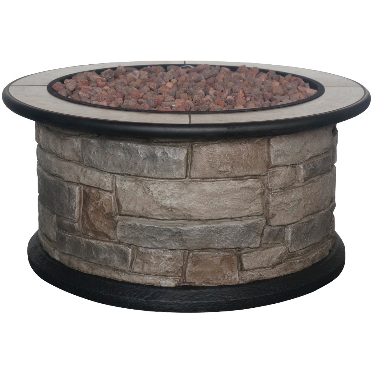 Bond Wellsville 36 In. Round Steel Gas Smokeless Fire Pit