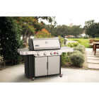 Weber Genesis S-435 4-Burner Liquid Propane Gas Grill, Stainless Steel Image 2