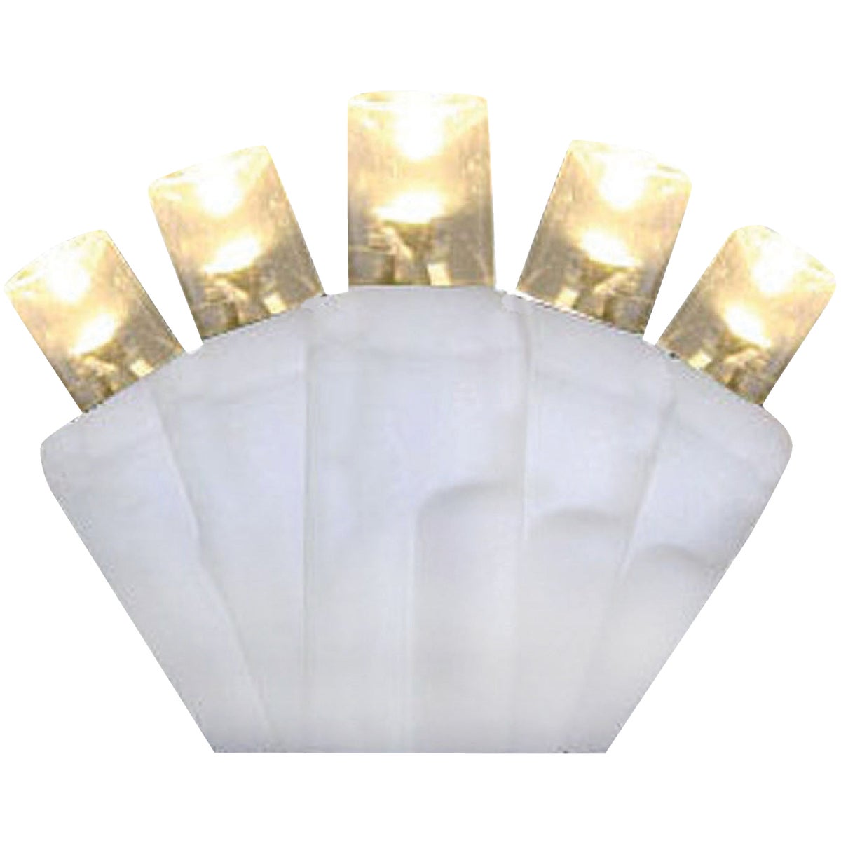 Home Impressions Warm White 100-Bulb Micro 5MM Mini LED Light Set with White Wire Image 1