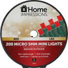 Home Impressions Red 200-Bulb Micro 5MM Mini LED Light Set Image 2