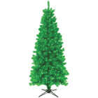 7' GRN TRANSPARENT TREE Image 1