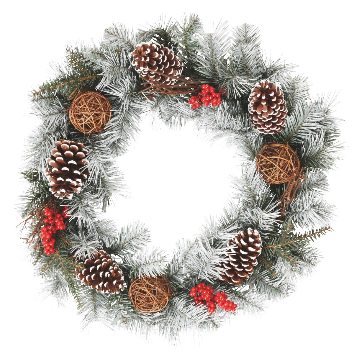 24" BERRY CONE WREATH