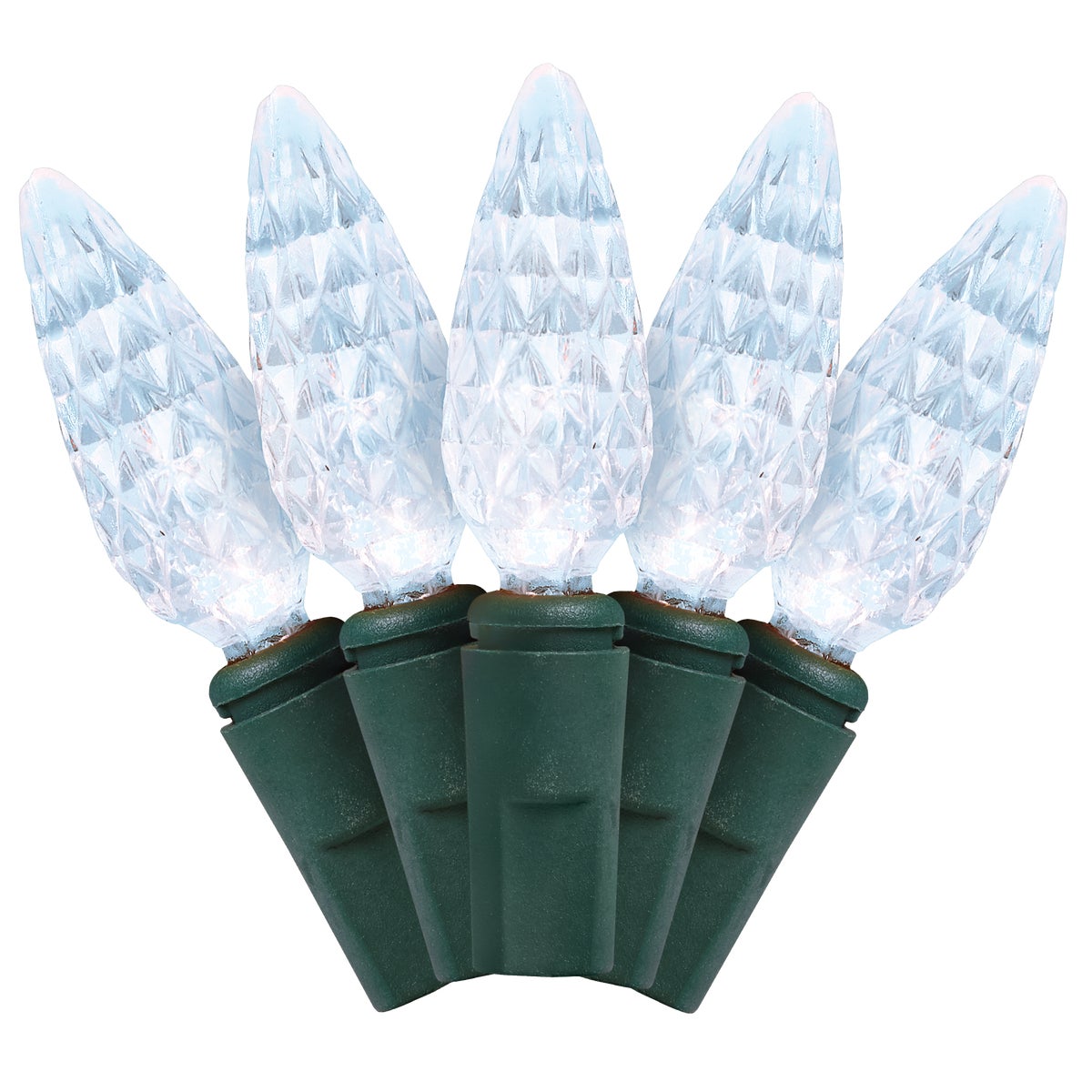 Home Impressions Pure White 70-Bulb C6 LED Light Set Image 1
