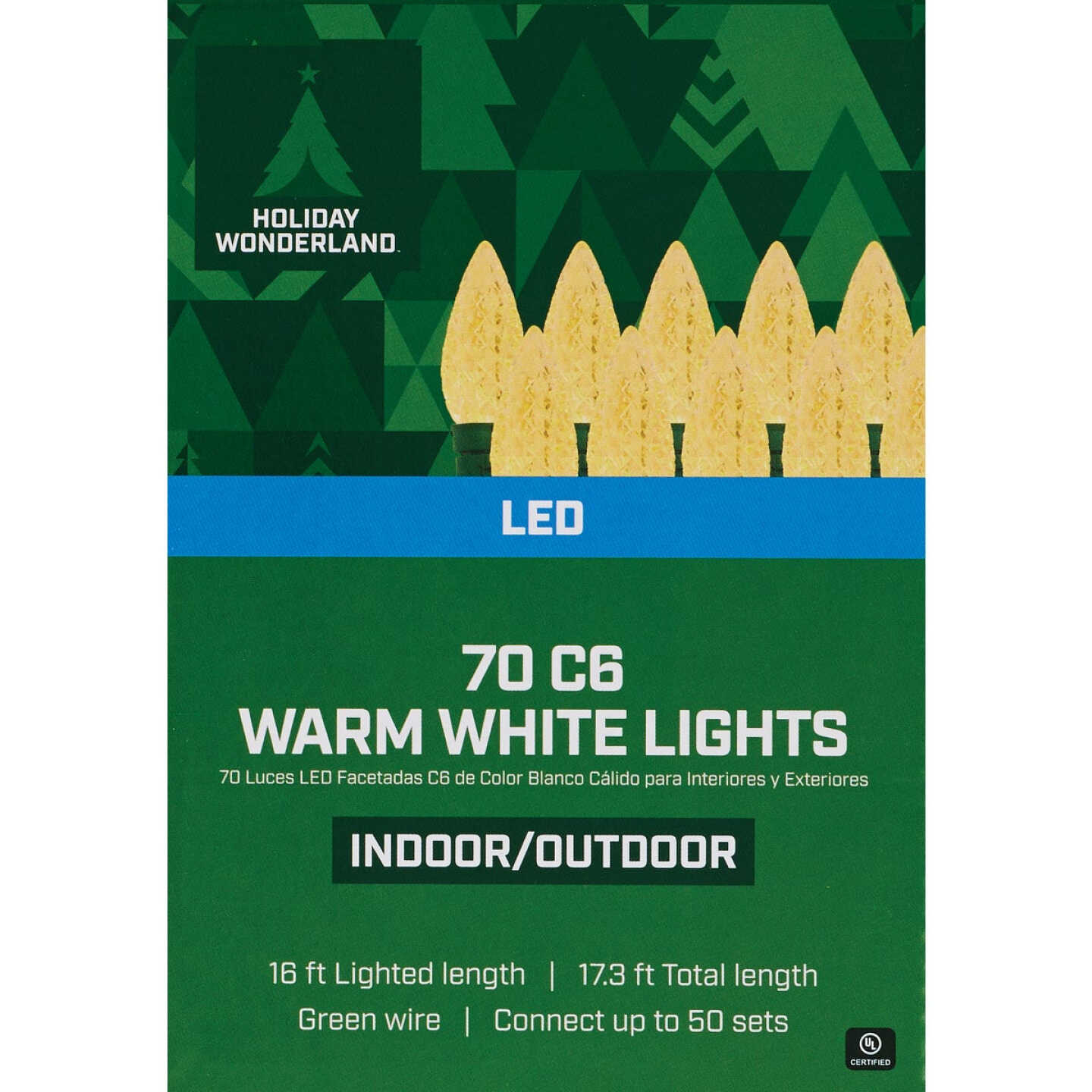 Home Impressions Warm White 70-Bulb C6 LED Light Set Image 2