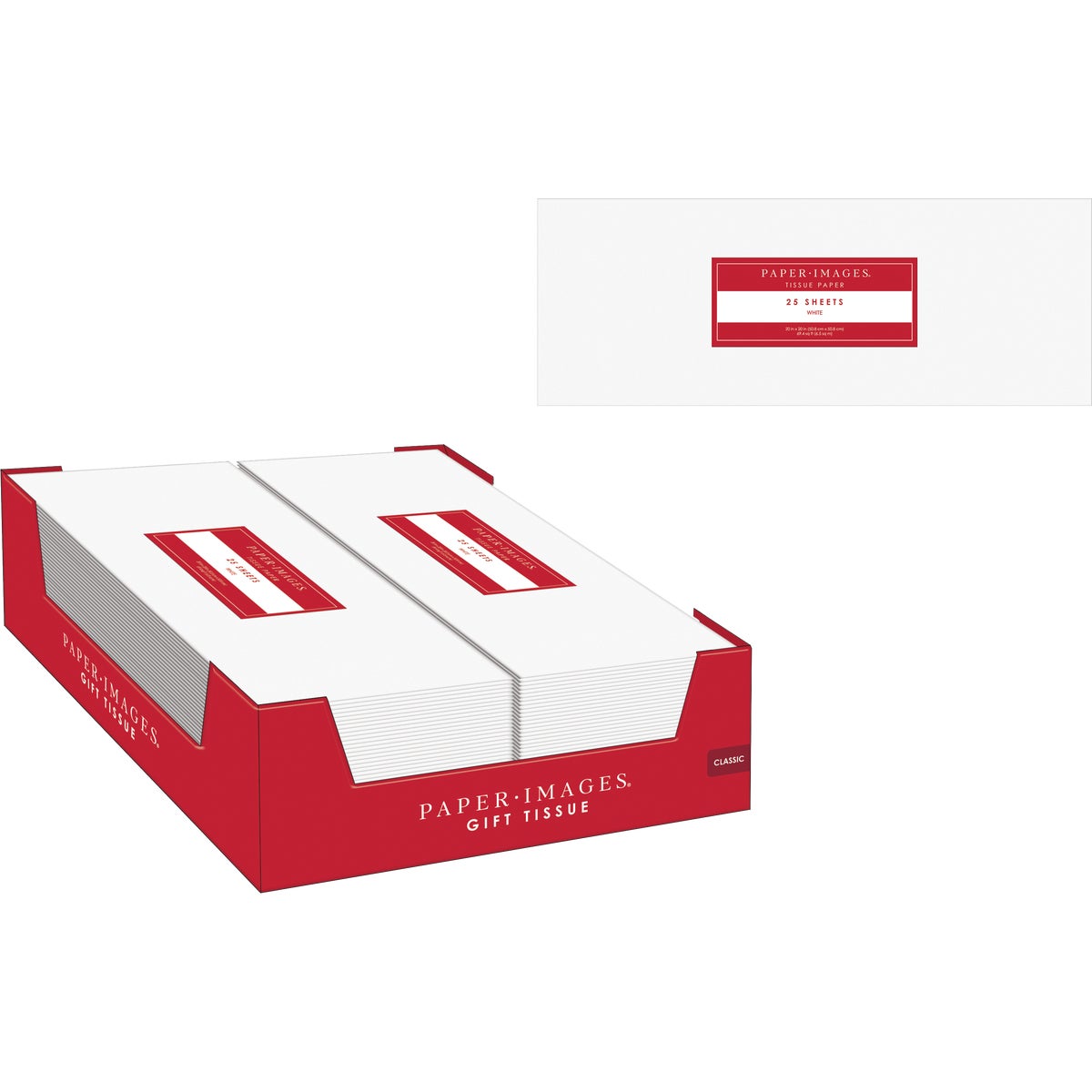 Paper Images 25-Sheet White Tissue Paper