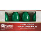 Home Impressions C7 Green Ceramic 125V Replacement Light Bulb (4-Pack) Image 2