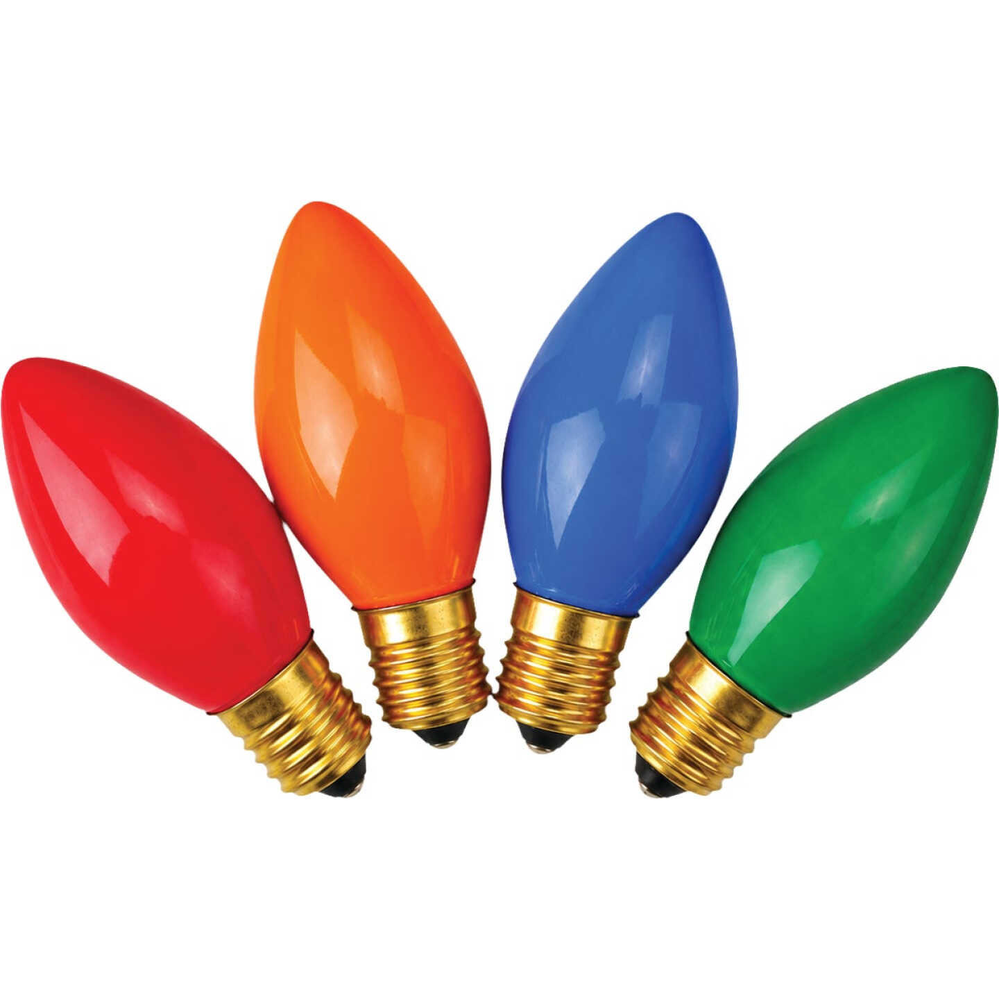 Home Impressions C9 Multi Ceramic 125V Replacement Light Bulb (4-Pack) Image 1