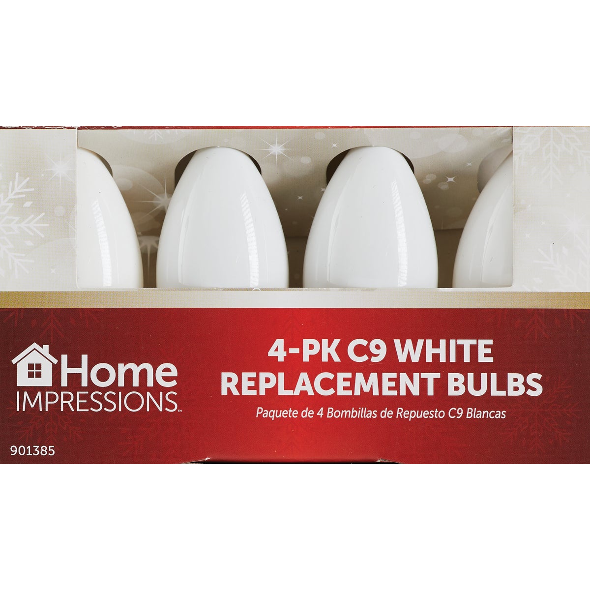 Home Impressions C9 White Ceramic 125V Replacement Light Bulb (4-Pack) Image 2
