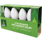 Home Impressions C9 White Ceramic 125V Replacement Light Bulb (4-Pack) Image 3