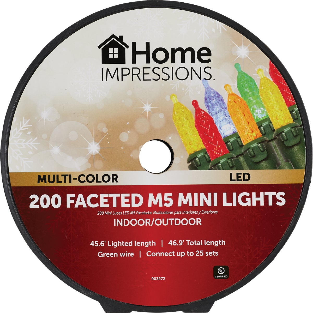 Home Impressions Multi 200-Bulb Faceted M5 Mini LED Light Set Image 2