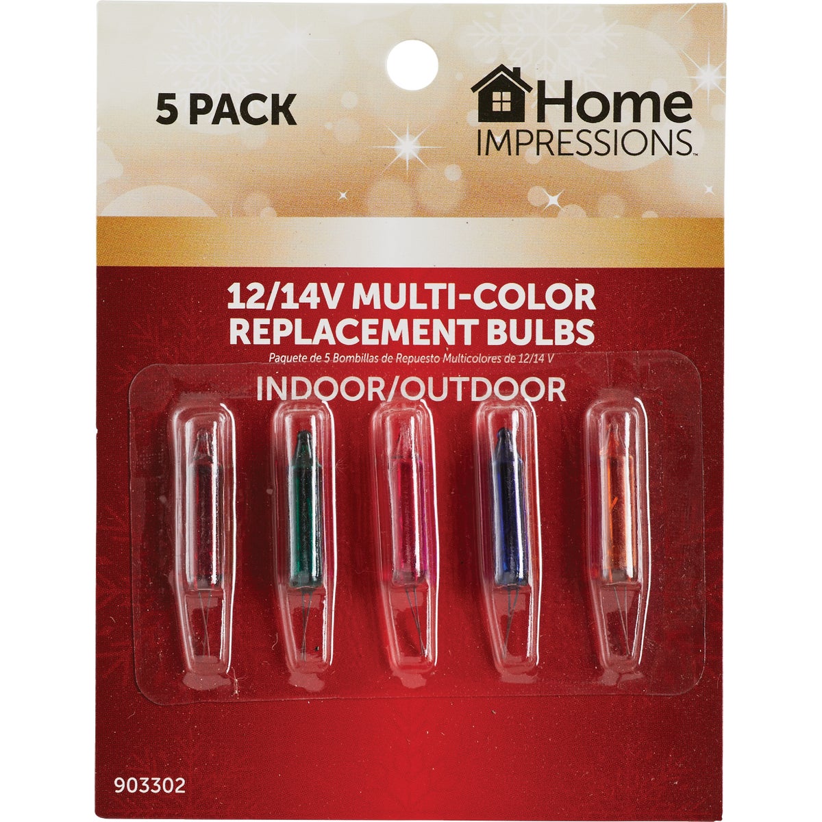 Home Impressions Mini Multi 12V/14V Replacement Light Bulb (5-Pack) Image 2