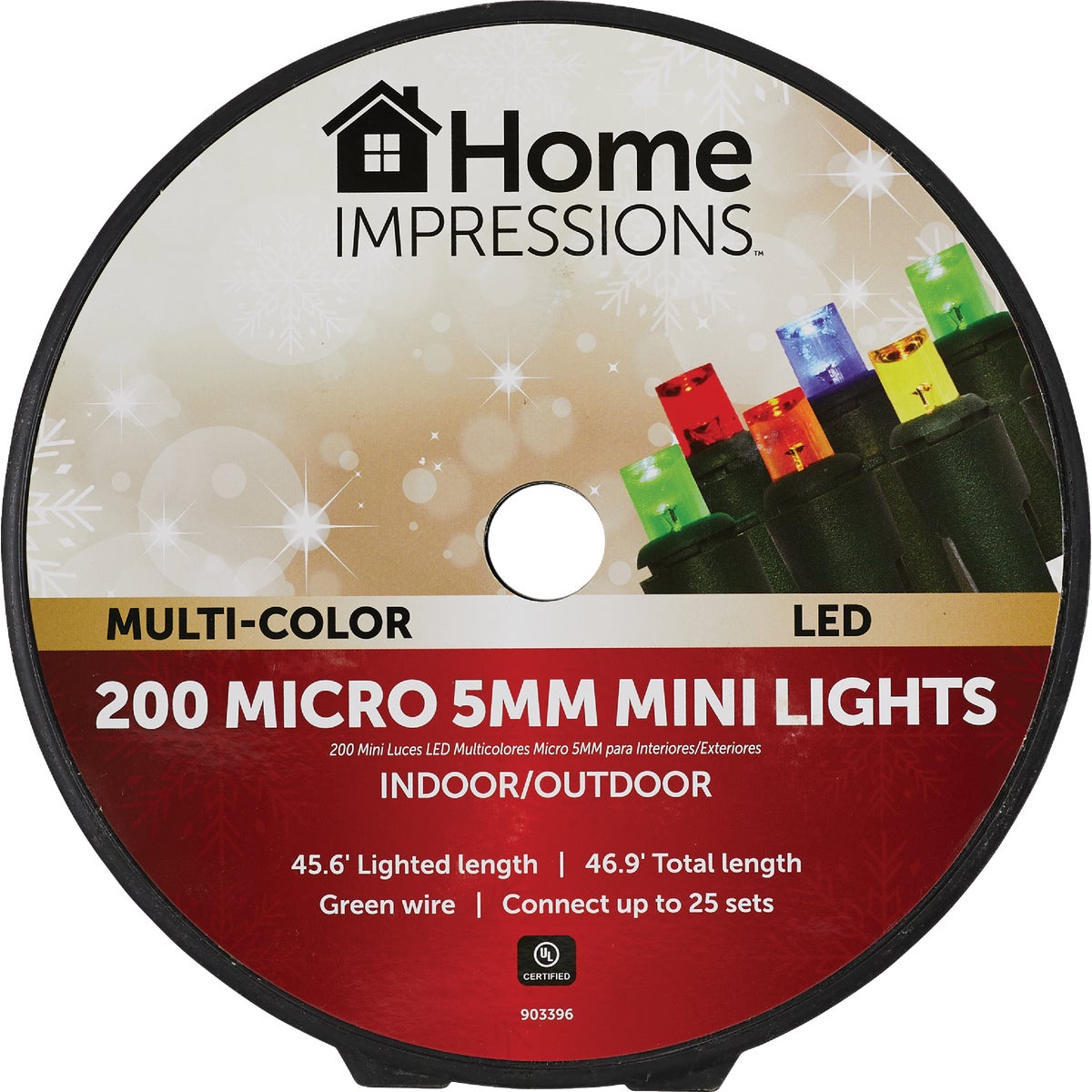 Home Impressions Multi 200-Bulb Micro 5MM Mini LED Light Set Image 3