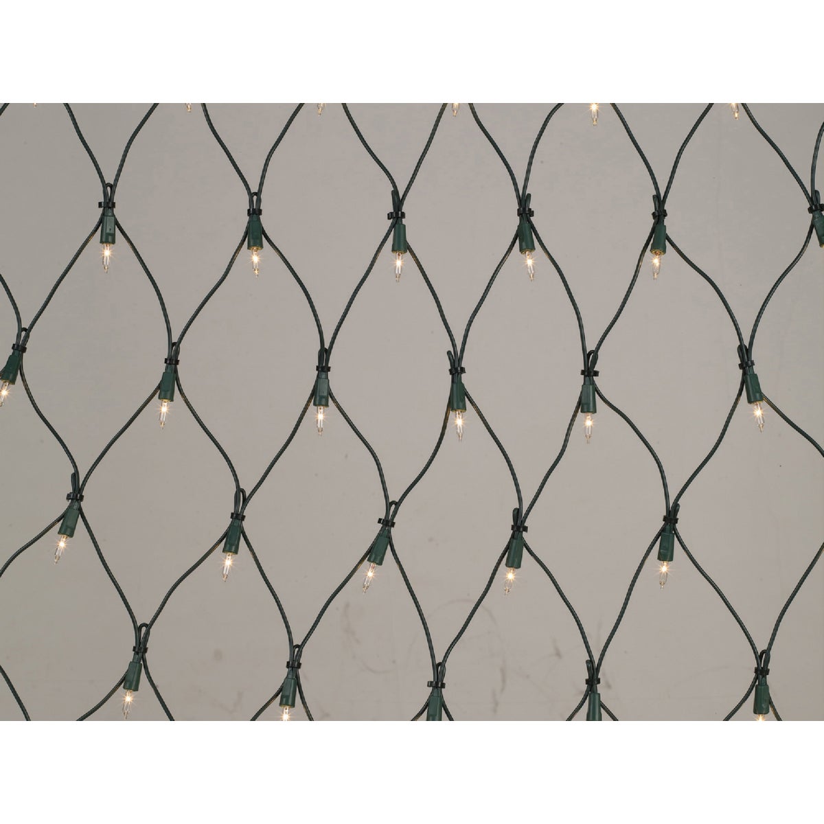 Home Impressions Clear 150-Bulb Mini Incandescent 4 Ft. x 6 Ft. Heavy-Duty Net Light Set Image 4