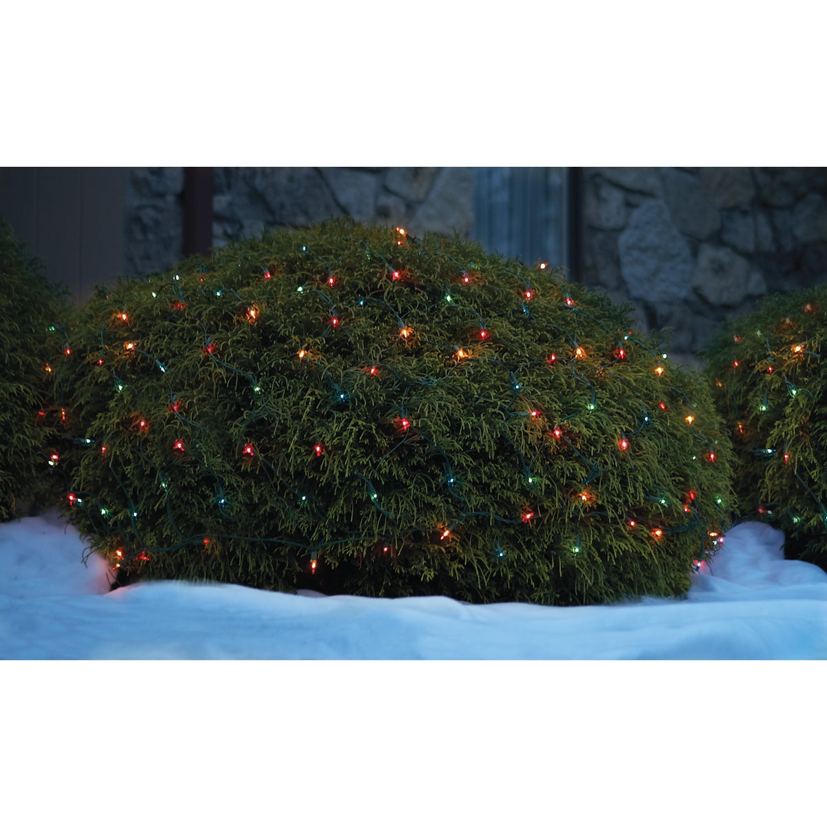 Home Impressions Multi 150-Bulb Mini Incandescent 4 Ft. x 6 Ft. Heavy-Duty Net Light Set Image 2