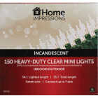 Home Impressions Clear 150-Bulb Heavy-Duty Mini Incandescent Light Set Image 2