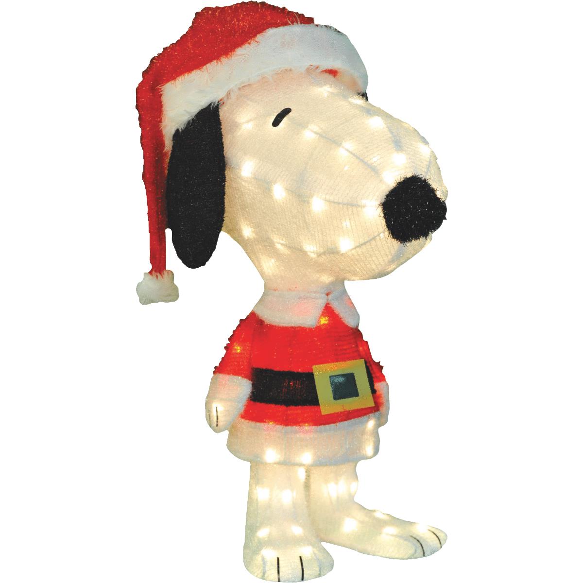 32" P/L SNOOPY SANTA