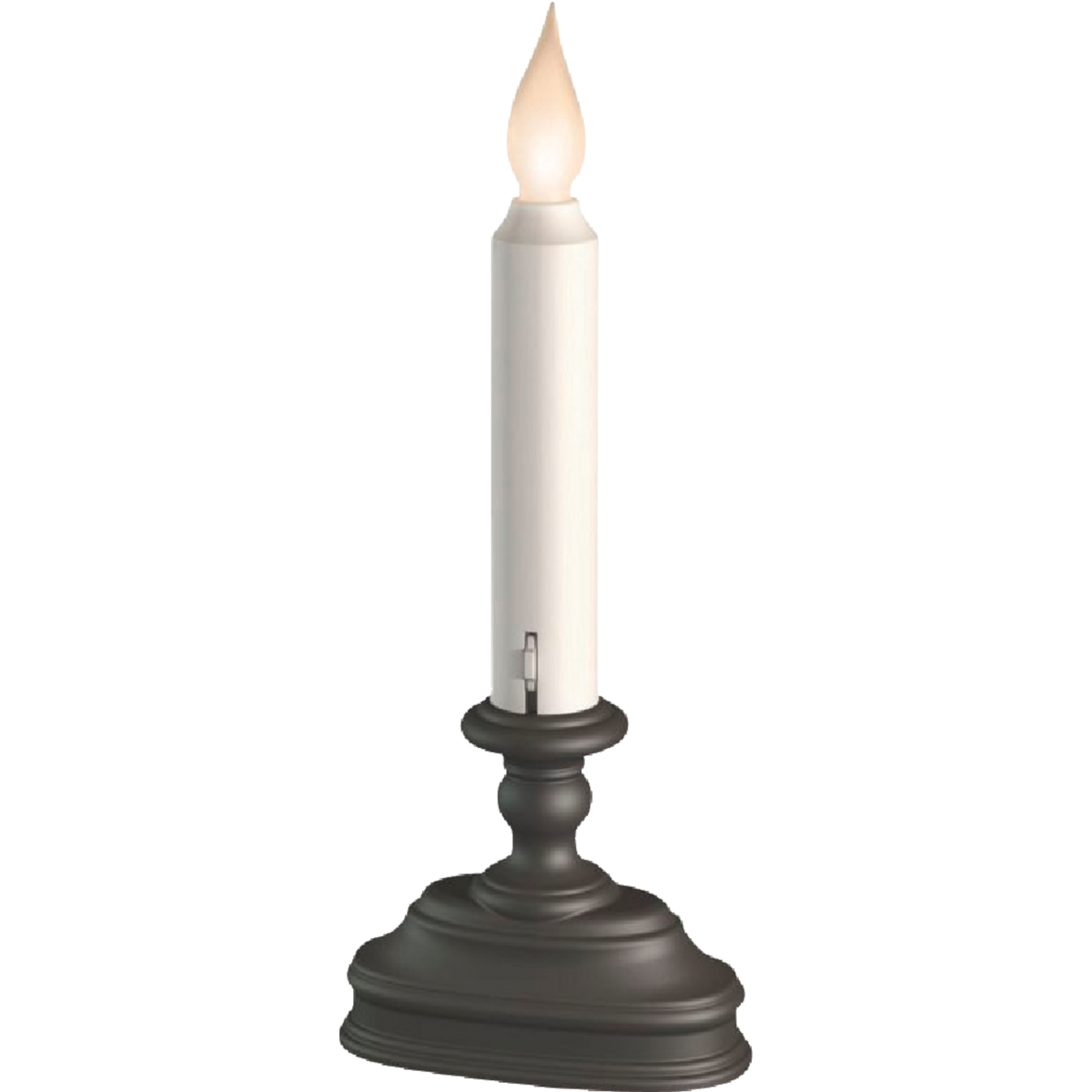Xodus Standard 4.5 In. W. x 7.5 In. H. x 2 In. D. Aged Bronze LED Battery Operated Candle